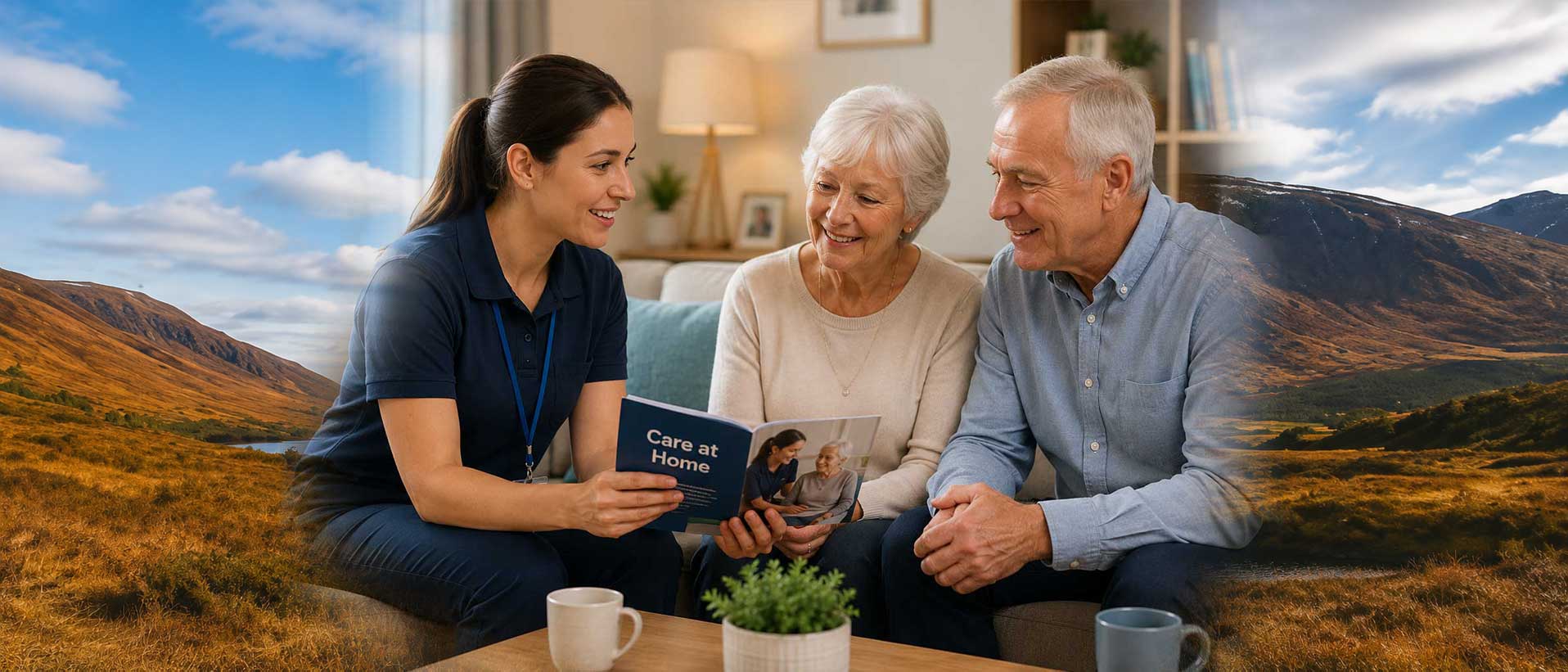 Care planning discussion at home